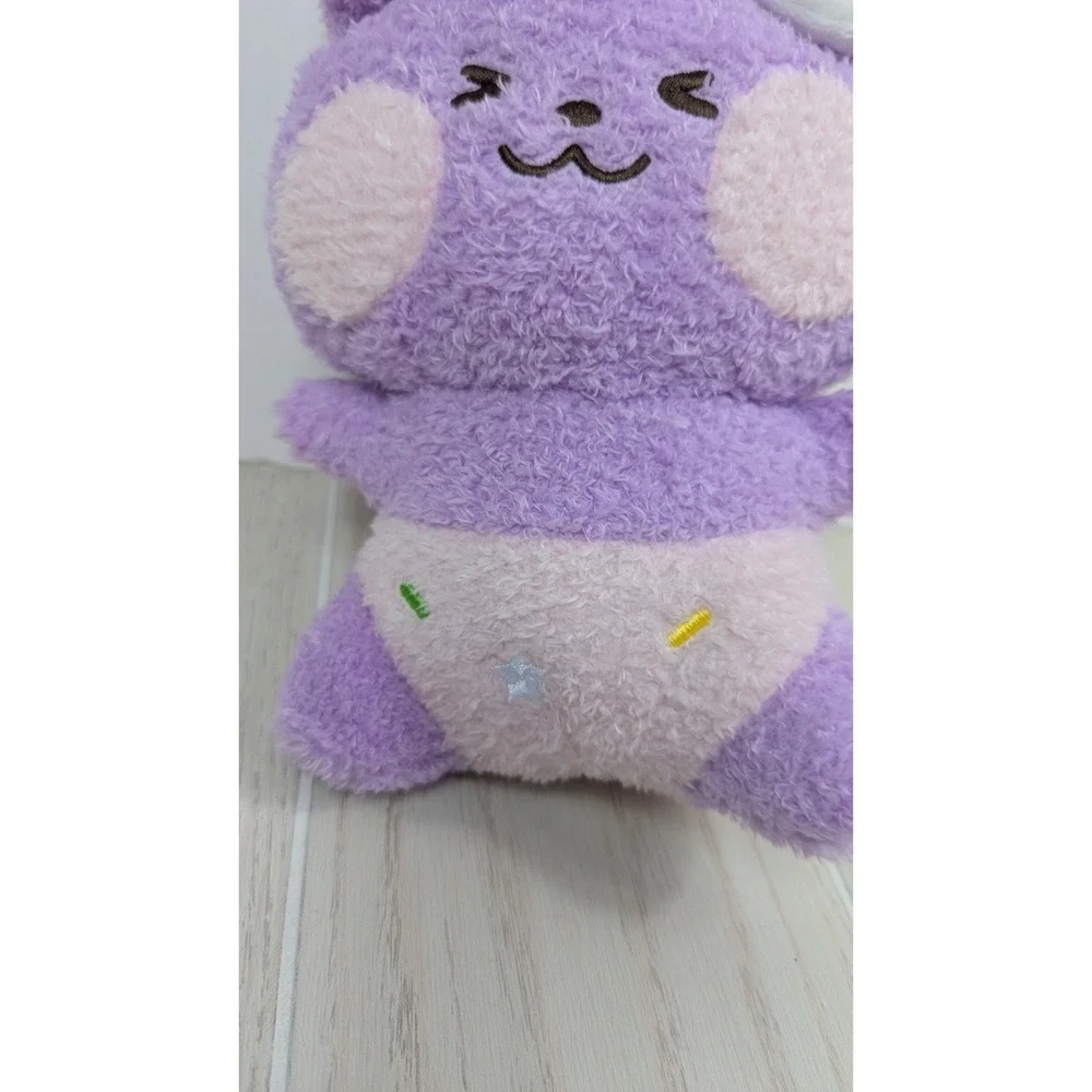 Miniso Pals Plush Purple Robin Bunny Rabbit Ice Cream Sundae Cherry Whipped Crm